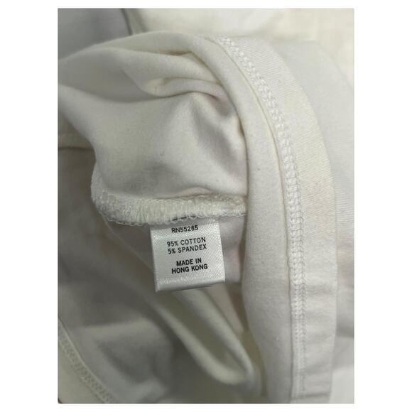 Vintage Express Cami Tank Top Womens Small White Sequin Lace Trim New Retro Y2K - Picture 6 of 12